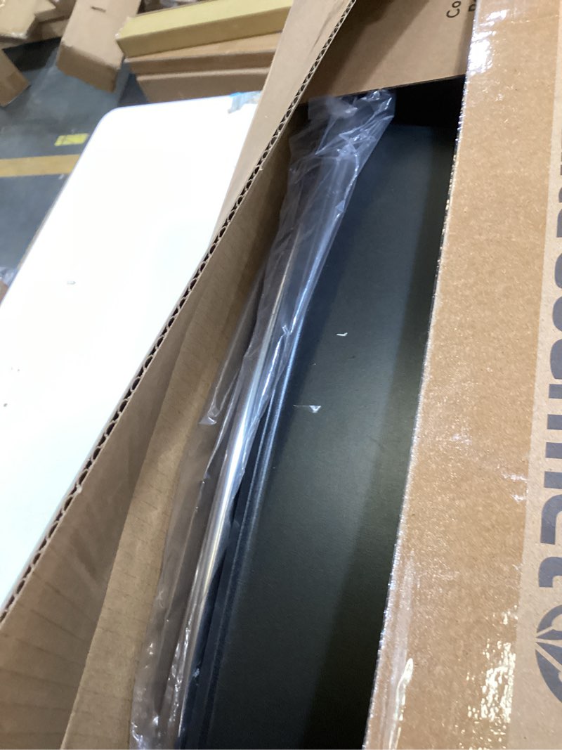 Condition photo showing As Is for elite gourmet 15" x 12" x 4" electric skillet, xtra deep dish, ceralast™ pfas free ceramic, 1500w rapid heat, tempered glass vented lid, dishwasher safe, 12.5 qt., black/gray 12.5qt