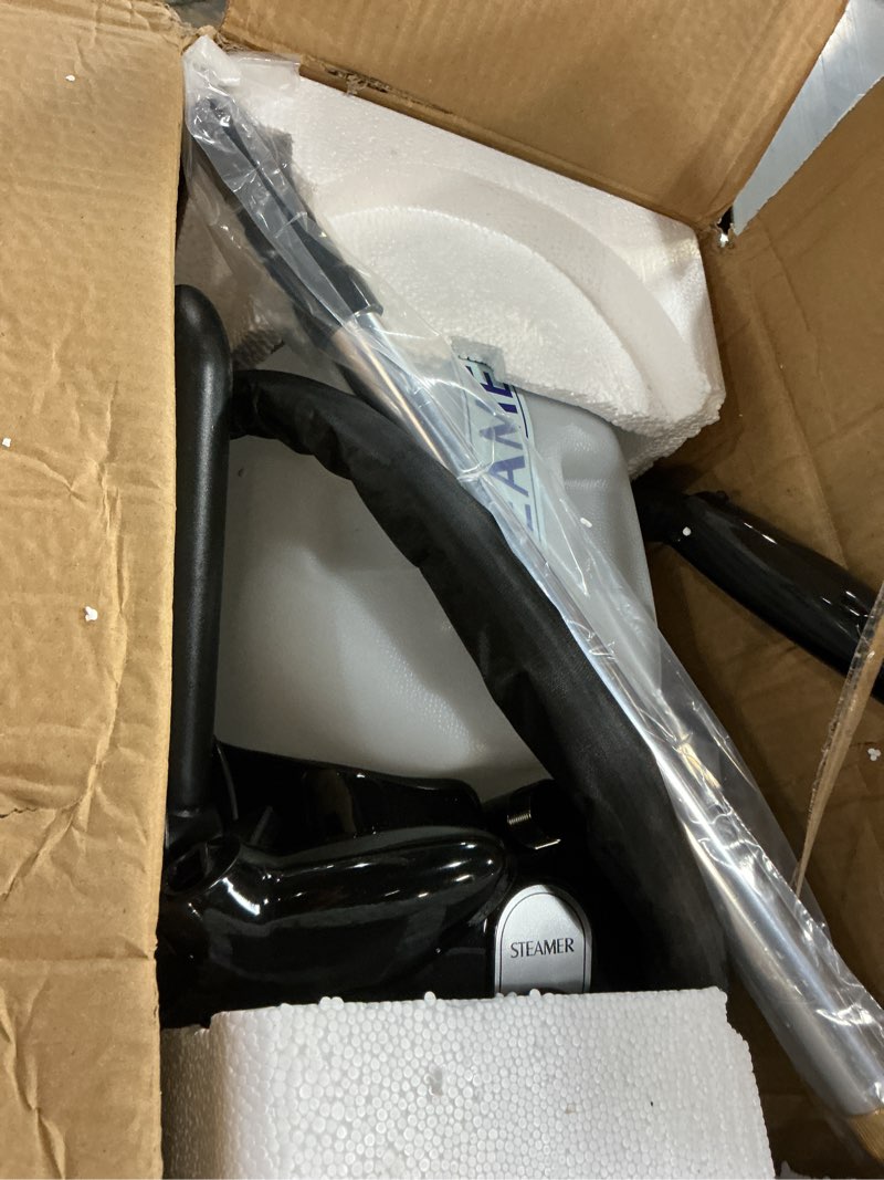 Condition photo showing Good Condition for standing steamer for clothes, 5l large capacity standing garment steamer | 1800w with 45s fast heat-up, 90 minutes continuous powerful steam white