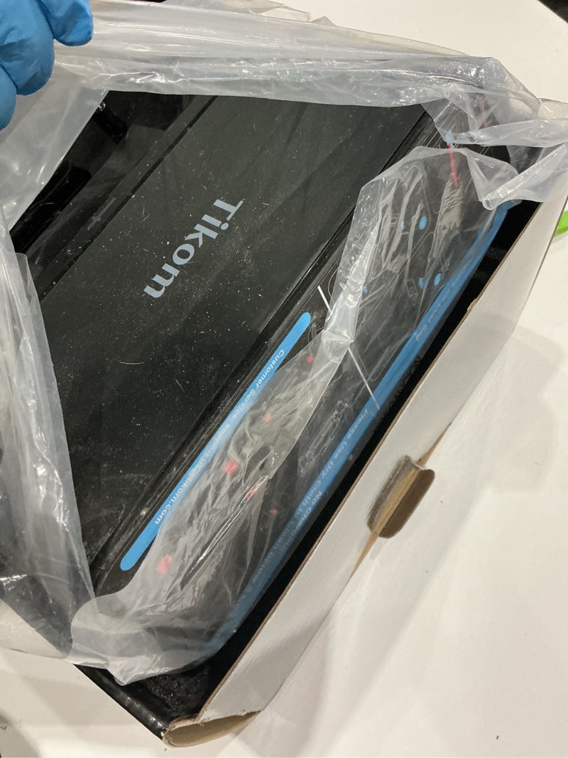 Condition photo showing As Is for tikom robot vacuum and mop, 6000pa robotic vacuum cleaner with self-emptying base, 90 days capacity, lidar navigation, home mapping, ideal for pet hair, hard floors, carpet (l8000 plus)