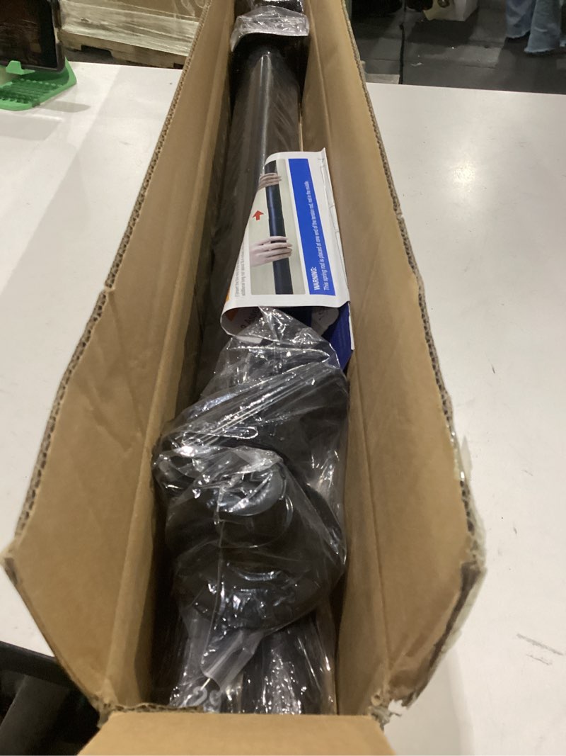 Condition photo showing New/Like New for tension curtain rod, 51-126 inch,spring closet rod, for windows or shower, easy to install, no drilling, no rust, for bathroom, rod diameter 1.26 inches, black,umimile