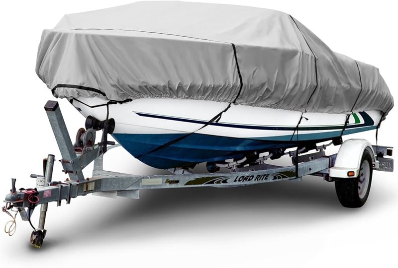 Trailerite boat cover for v hull runabout 