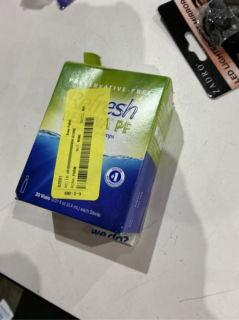 Condition photo showing New/Like New for refresh relieva pf preservative-free tears, 0.4 ml, 30 count