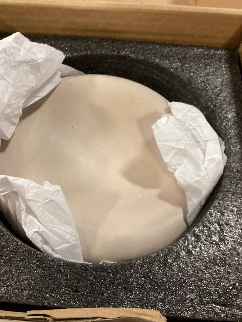 Condition photo showing Good Condition for 6.3 inch cloud bowl, decorative concrete bowl for home decor, key tray for entryway table, concretes jewelry tray, asymmetrical concrete organic bowles (beige)