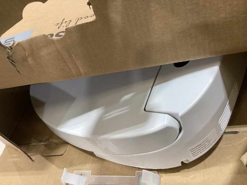 Condition photo showing As Is for KERDE Electric Bidet Toilet Seat,Bidets For Existing Toilets,Rlongated,One-click Intelligent Operation, Warm Water Cleaning,Slow Close,Seat Cushion Keep Constant Temperature In Winter (Armrest)