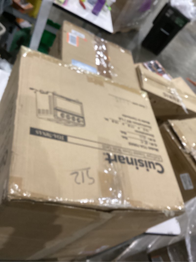 Condition photo showing New/Like New for Cuisinart Air Fryer Toaster Oven with Grill, 1800W 8-1 Air Fryer Oven with Bake, Convection Bake, Grill, Broil and Warm Options, Large Capacity, 60-Minute Timer, TOA-70NAS, Stainless Steel Stainless Steel Convection Toaster Air Fryer Oven w/ Grill