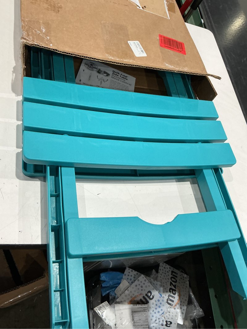 Condition photo showing Good Condition for adams quik-fold® side table - teal