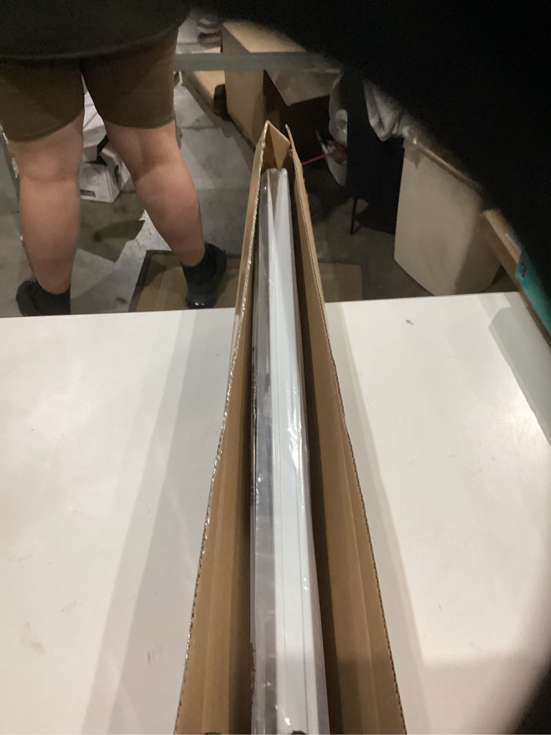 Condition photo showing Good Condition for lazblinds no tools no drill cordless cellular shades, blackout light blocking honeycomb shades for home, thermal insulation blinds for windows, 31" w x 64" h, white blackout-white 31" w x 64" h