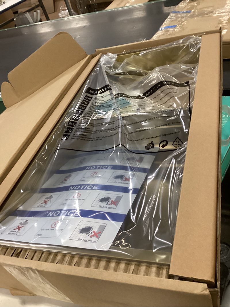 Condition photo showing Good Condition for Neodrain No Tile Shower Niche, 12X24Inch Golden Stainless Steel Wall Niche, Two-Tier Bathroom Shelf, NO Tile Needed Recessed Niche for Bathroom Storage