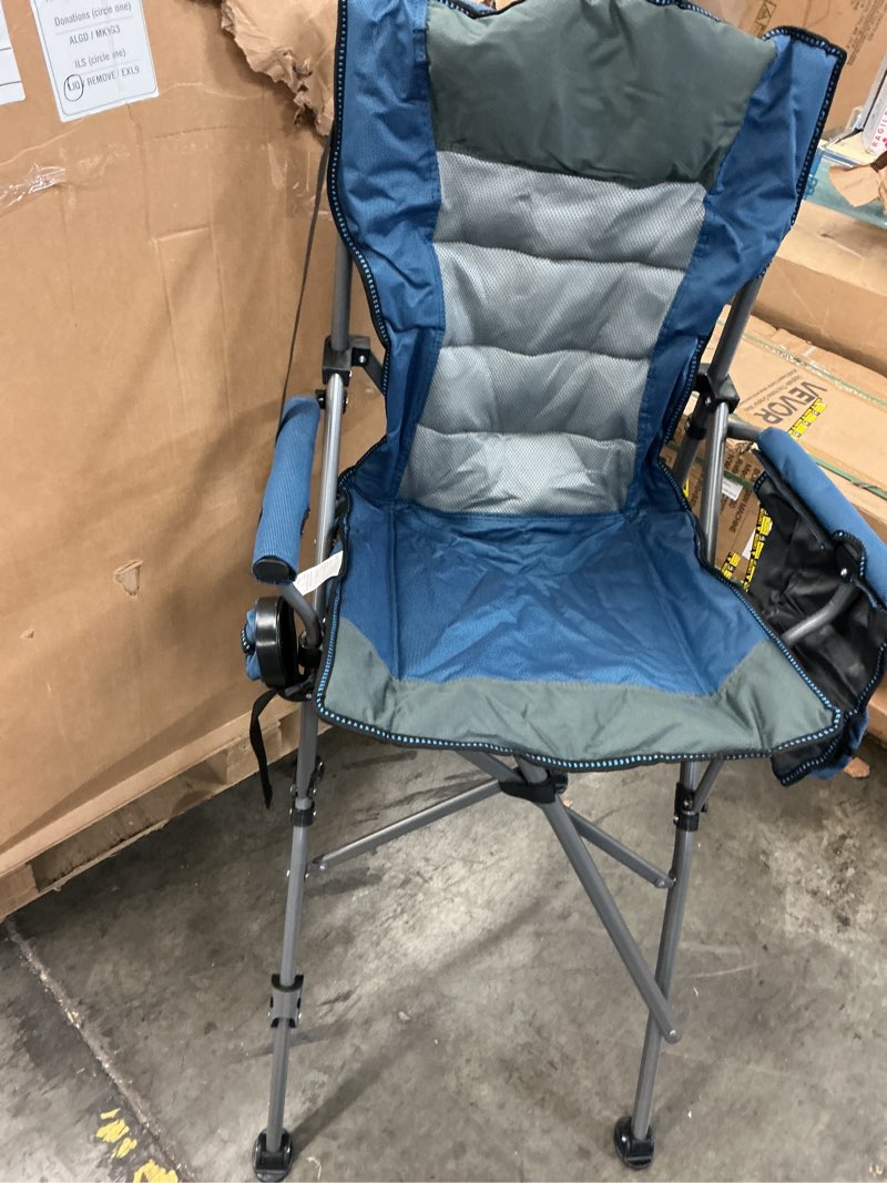 Condition photo showing Good Condition for wildaven polypropylene blue folding camping chair