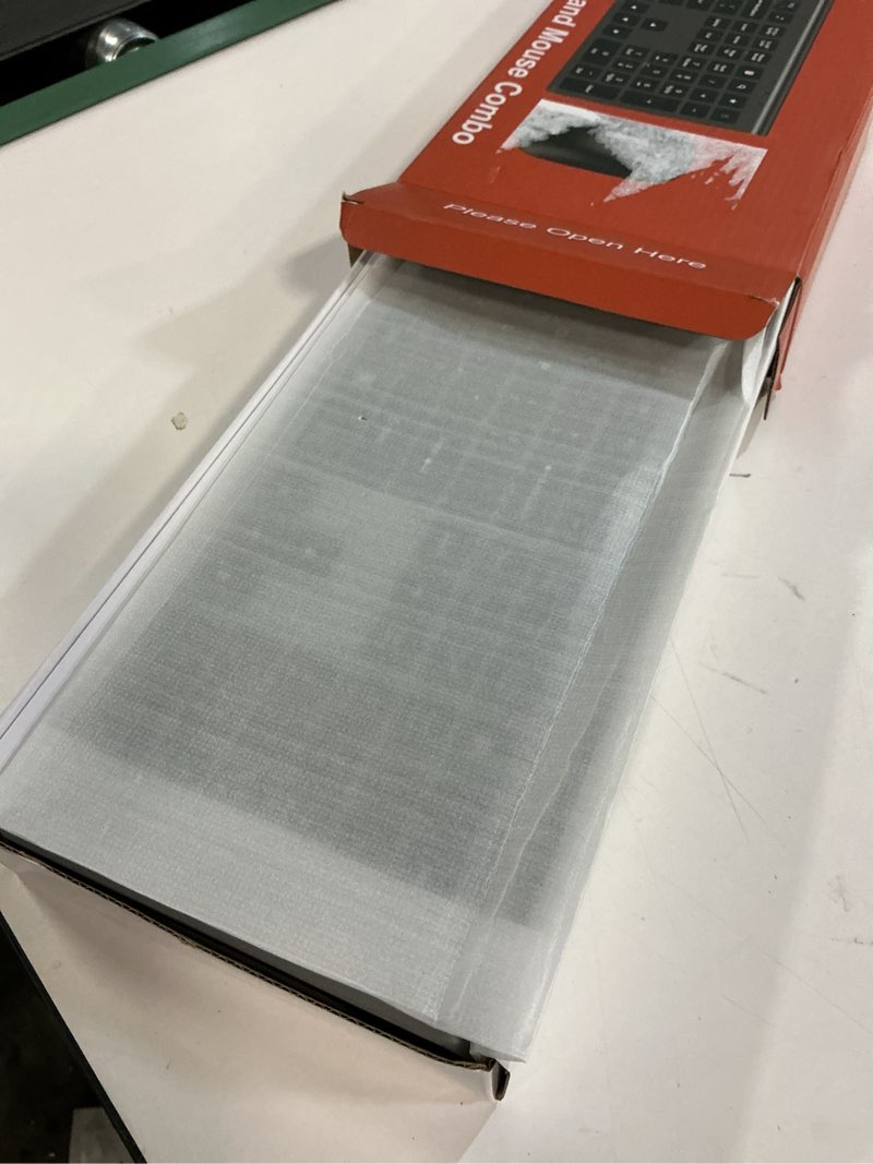 Condition photo showing As Is for Wireless Keyboard and Mouse Combo, Full Size Keyboard and Mouse, Long Battery Life, Optical Mouse, 2.4G Lag-Free Cordless Mice Keyboard Set Ultra Slim Design for Computer, Laptop, PC, Mac, Windows