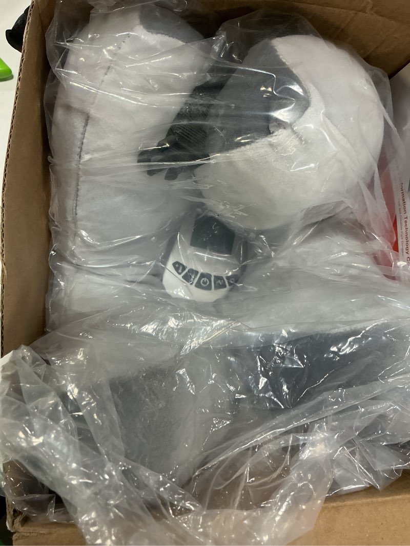 Condition photo showing Good Condition for rechargeable heated neck pillow with massage, 5000mah cordless neck heating pad for neck pain, 3-level vibration massage, 104-140? adjustable temp, 30/45/60mins timer, type-c cable & storage bag for neck pillow with cordless