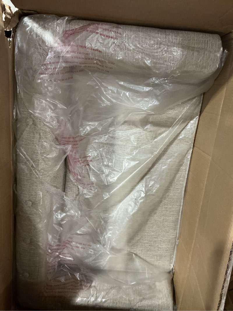 Condition photo showing Good Condition for KEIKI 39" Dog Bed for Medium and Large Dogs, Elevated Pet Sofa Bed, Durable Elevated Dog Couch Bed with Legs, Beige