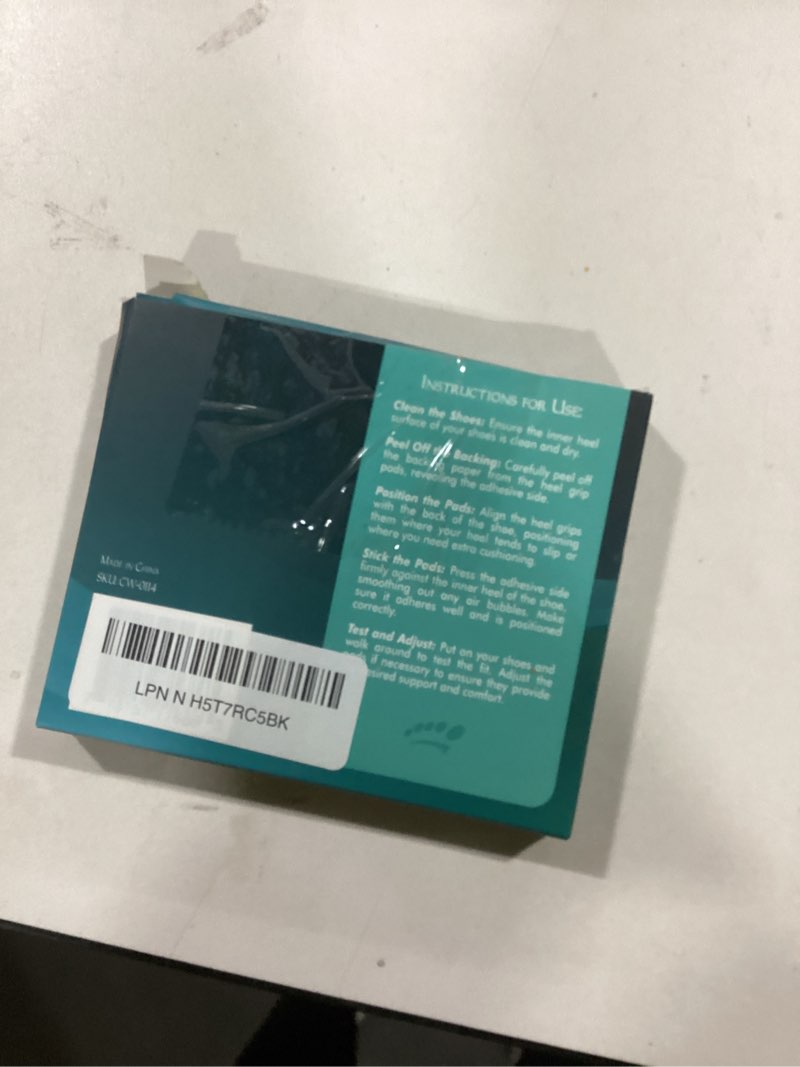 Comfwalk Heel Grip Cushion Pads - 4 Pairs, Self-Adhesive, Shoe Inserts for Loose Shoes, Snug Fit, Bl