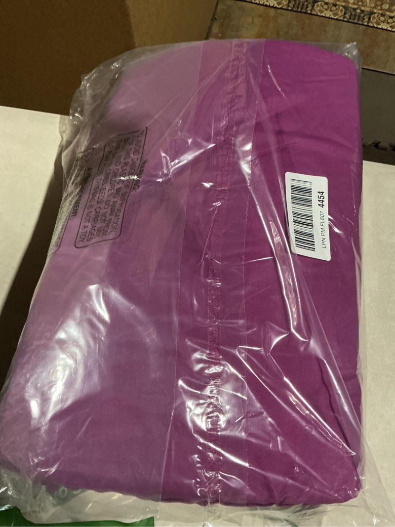 Condition photo showing Good Condition for ProsourceFit Acupressure Mat and Pillow Set for Back/Neck Pain Relief and Muscle Relaxation Purpule/White Large