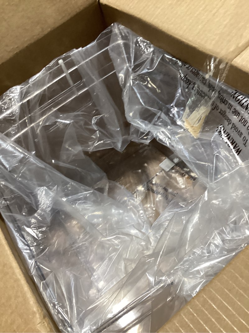 Condition photo showing Good Condition for bino | plastic bins, large - 2 pack | the lucid collection | multi-use| built-in handles | bpa-free | clear storage containers | fridge organizer | pantry & home organization 2pk - large