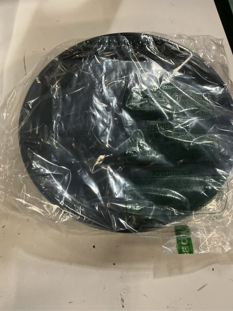 Condition photo showing New/Like New for r-kay 4 pack, 6 sectional black plastic serving trays for party - heavy duty party trays for serving food - 12 inch platters