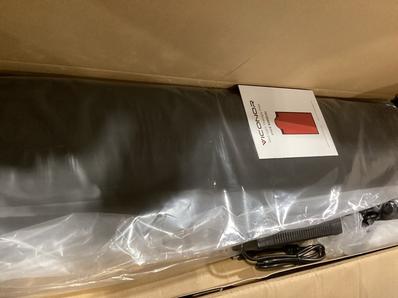 Condition photo showing Good Condition for Red Light Therapy Infrared Pad: Pain Relief 1090 LEDs Large Mat for Full Body 660nm Red Light&850nm Infrared Therapy Heating Wrap Body 73 * 32 Inch Big Pads for Back Neck Knee Face Infared Panel Lamp