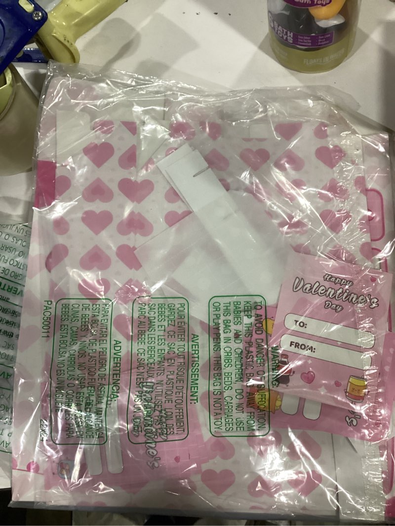 Condition photo showing As Is for Gloween Valentines Day Boxes and Cards for Kids Classroom School Exchange, Great Valentines Gifts Party Favors for Boys Girls (1 DIY Vending Box, 32 Valentine Cards, 1 Teacher Card) Vending Machine
