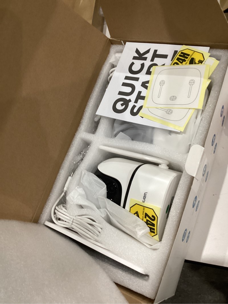 Condition photo showing Good Condition for wansview Security Cameras Wireless Outdoor-2K Dual Lens Home Security Cameras, 360° View, Solar Panel Battery Powered, Color Night Vision, PIR Sensor, IP65 Waterproof, Work with Alexa, B7 2P White 2.4Ghz-2Pack-W