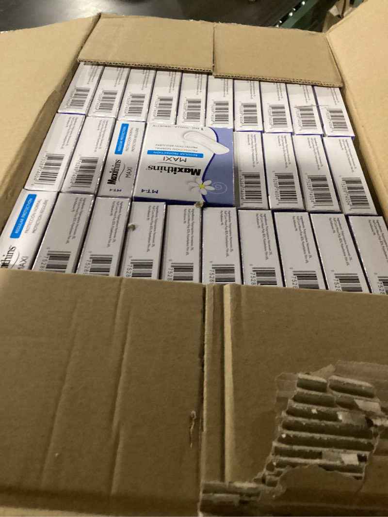 Condition photo showing Good Condition for HOSPECO Maxithins Vended Sanitary Napkins #4, Maxi, 250 Individually Boxed Napkins/carton