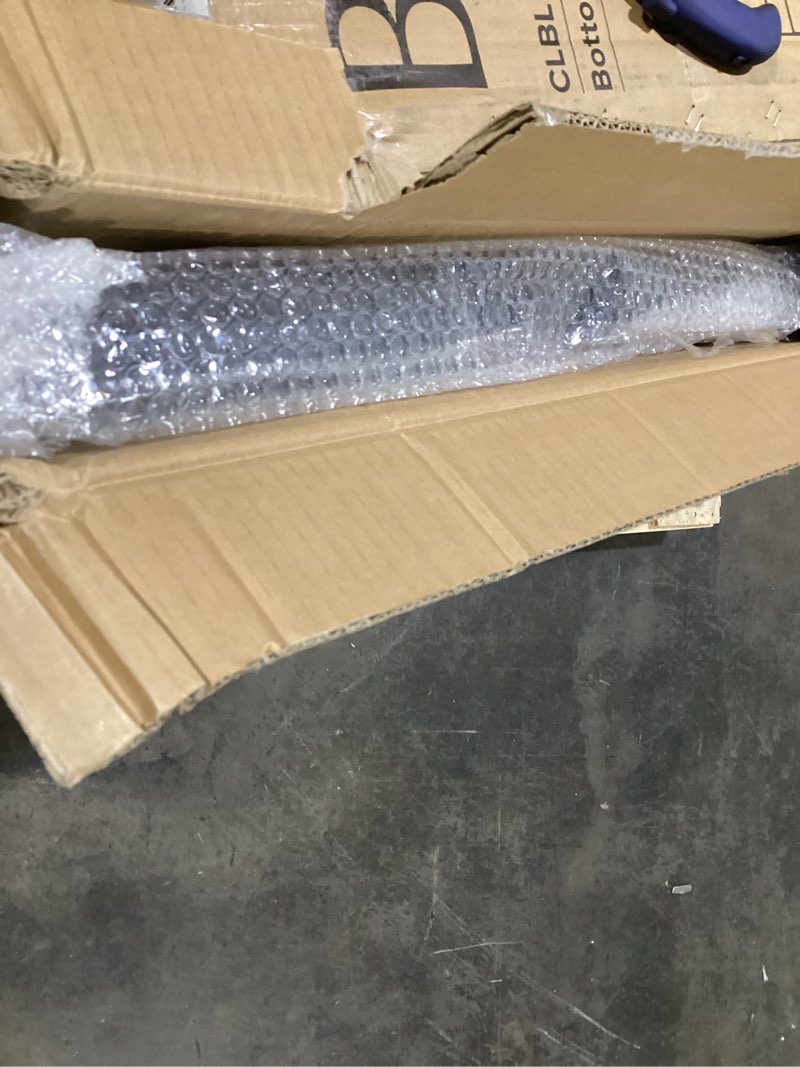 Condition photo showing Good Condition for Single Post Handrail Wrought Iron Post Mount Step Grab Supports in Ground Long Post Fits 1 or 2 Steps Grab Rail Single Post Railing (Gray) (Single armrest, 1-2 Step)