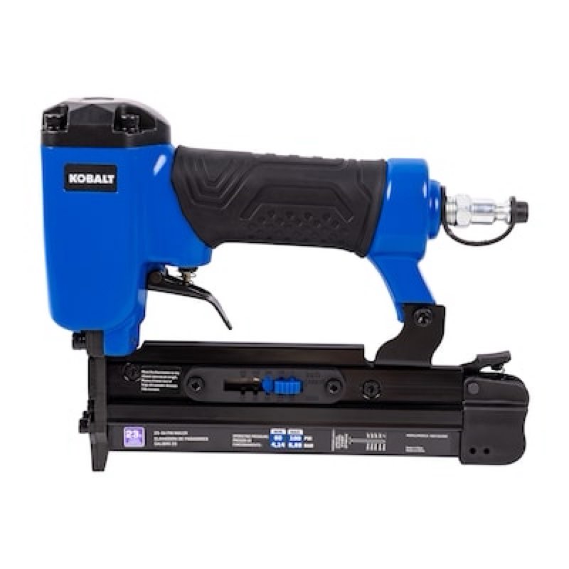 kobalt nailer gauge pneumatic pin nailer
