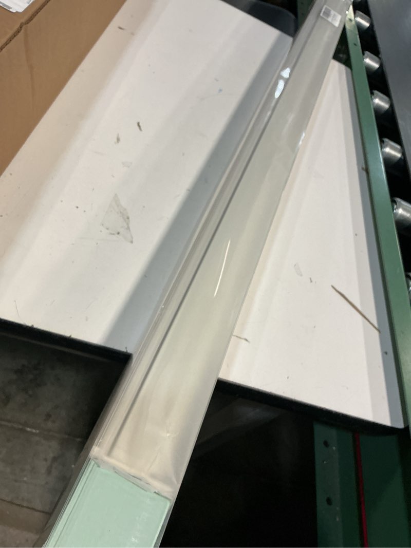 Condition photo showing As Is for AOSKY Blackout Roller Shades Cordless Blinds for Windows, Free-Stop Shades with Valance, Thermal Insulated Fabric, UV Protection, Natural Woven Blinds for Home and Office (44" W x 72" H, Ivory) Ivory 44"W x 72"H