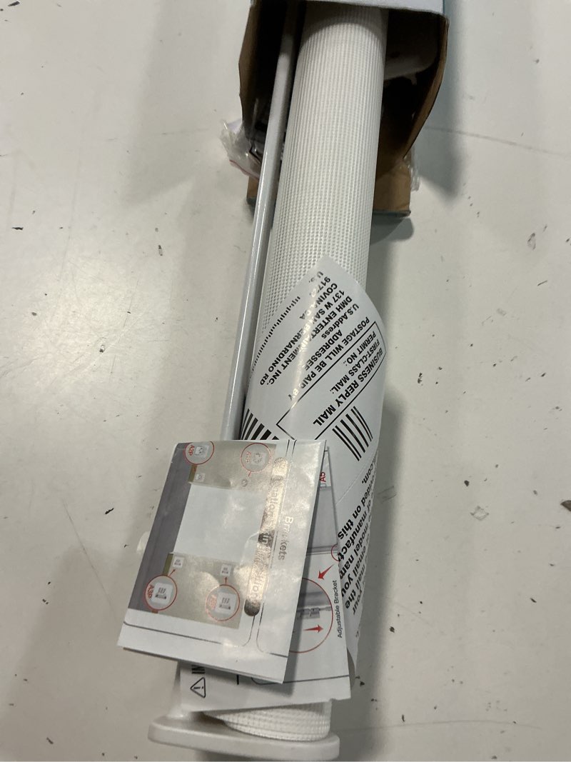 Condition photo showing Good Condition for probebi retractable dog gate for the house extends to 54" wide 34" tall, gates for baby indoor, stair gate for outdoor, staris, hallways, doorways, deck, porch, need drilling
