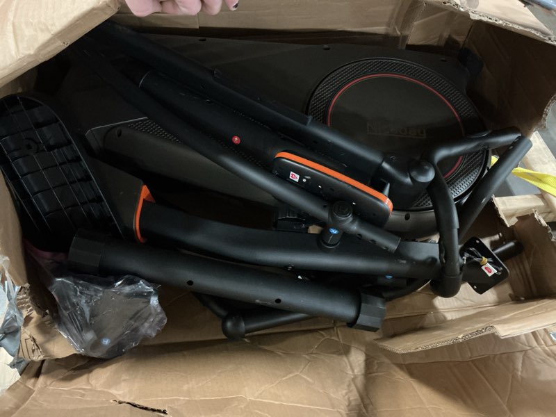 Condition photo showing As Is for Niceday Elliptical Machine, Elliptical Exercise Machine for Home with Hyper-Quiet Magnetic Driving System, Elliptical Trainer with 15.5IN & 20IN Stride, 16 Resistance Levels, 500LBS Loading Capacity Classic Elliptical CT11S-15.5IN