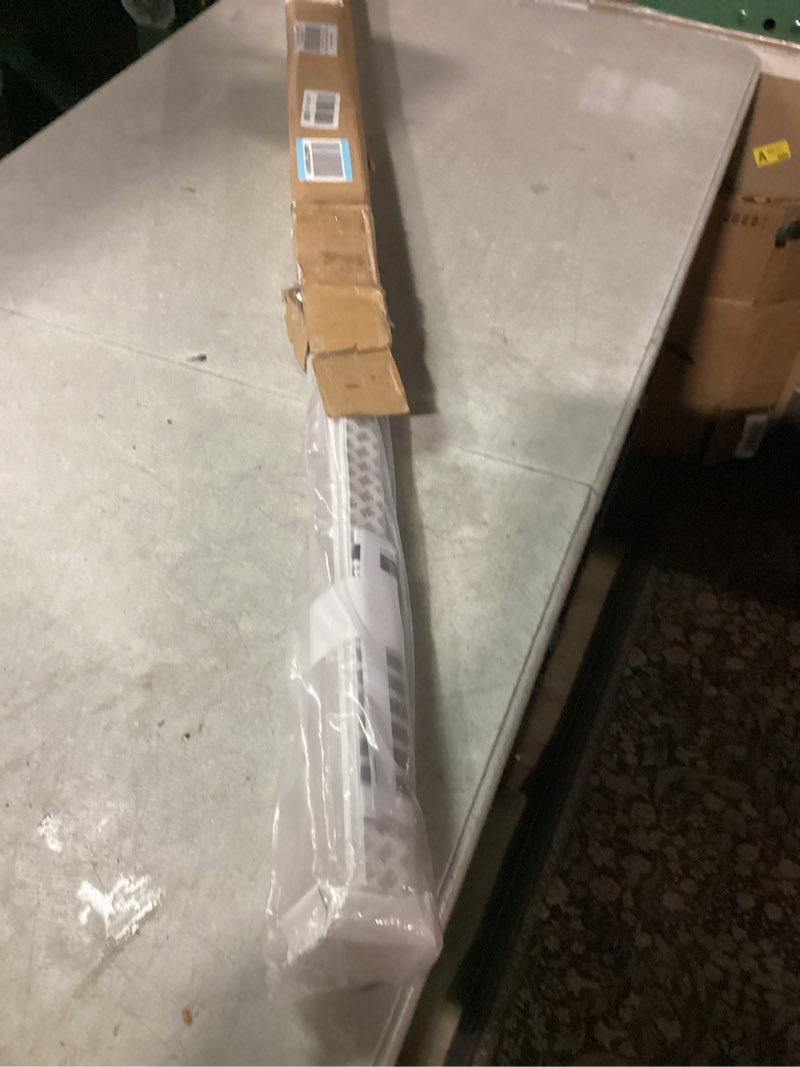 Condition photo showing New/Like New for LazBlinds No Tools No Drill Cordless Zebra Blinds for Windows, Dual Layer Light Control for Day and Night, Light Filtering Privacy Roller Blinds and Shades for Home, 39" W x 72" H, Stone Grey Stone Grey 39"W x 72"H