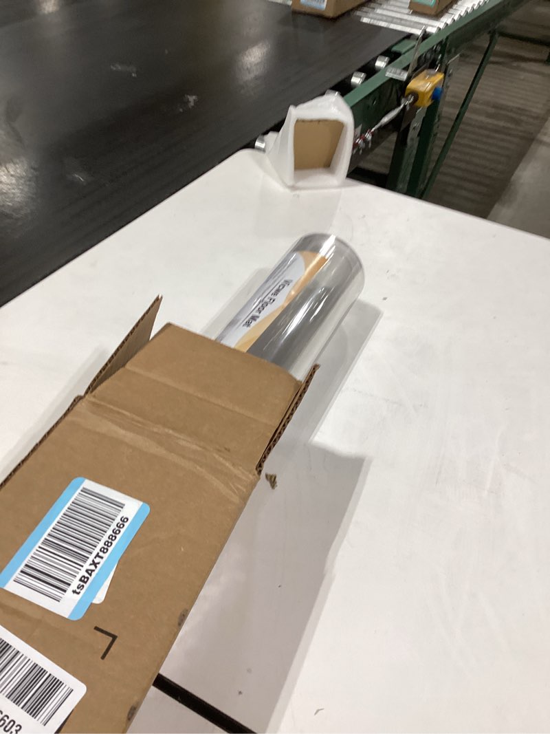 Condition photo showing New/Like New for OstepDecor Clear Runner Rug for Hallway, 36 x 72 Inch Clear Floor Protector, Waterproof Kitchen Standing Floor Mat, Office Chair Mat, Vinyl Indoor Outdoor Entryway Area Rug for Living Room, Kitchen 3' x 6' (Rectangular) Clear