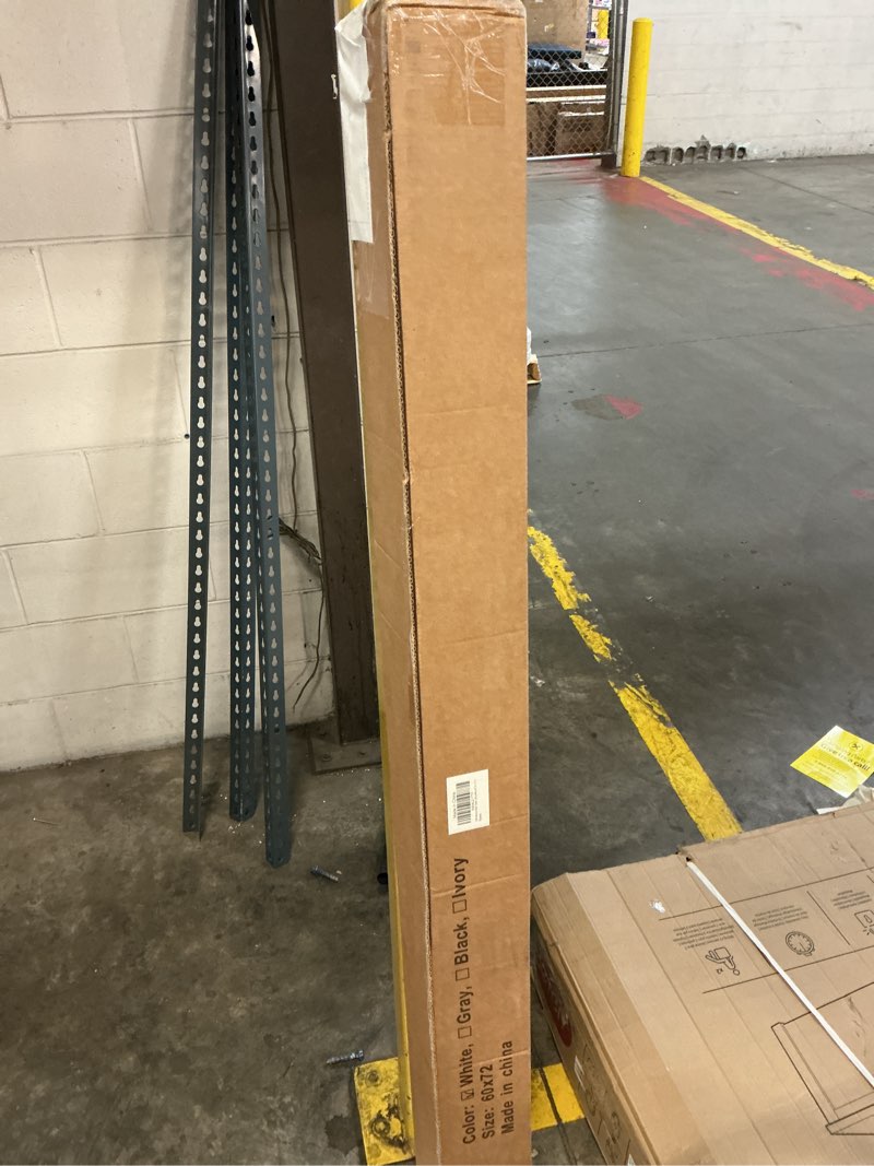Condition photo showing New/Like New for 100% blackout roller shades cordless blinds for indoor windows,free-stop window shades pull down,thermal insulated fabric uv protection,blackout window guard blinds for home,office,white,60" w x 72" h white 60"w x 72"h