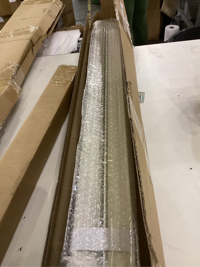 Condition photo showing Good Condition for HESTIA No Drill Cordless Blackout Roller Shades Screwless Waterproof Shower Window Blinds, Auto-Retraction Easy Install Blind for Bathroom/Kitchen/Office/Exterior, Cream, 33.5" W x 54" H 33.5"W x 54"H Sliver Birch