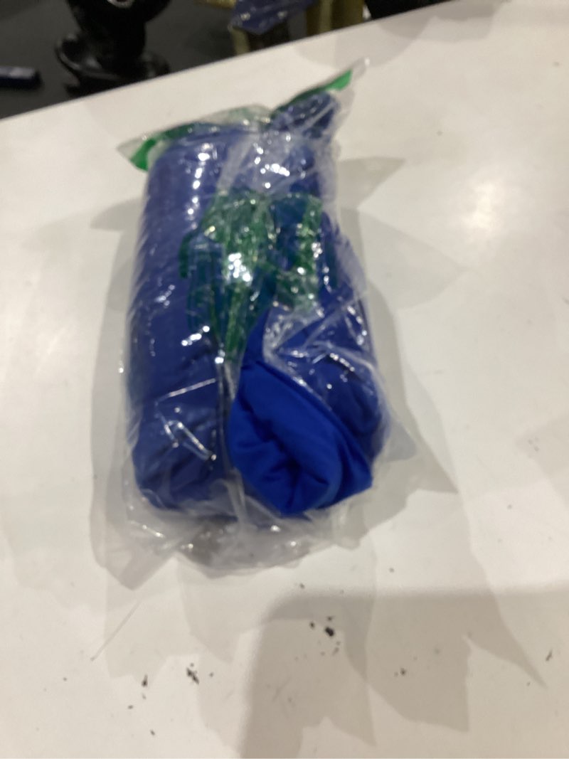Condition photo showing As Is for utopia kitchen spandex tablecloth 2 pack [4ft, royal blue] tight, fitted, washable and wrinkle resistant stretch rectangular patio table cover for event, wedding, banquet & parties [48lx30wx30h inch]