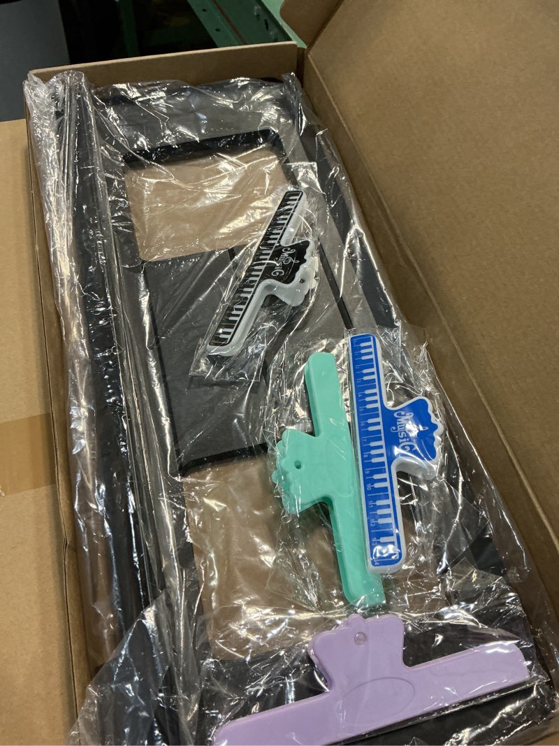 Condition photo showing New/Like New for Euousu Music Stand for Sheet Music, Compatible with Yamaha Music Sheet Stand Fit for Multiple Keyboard Models, Stable And Durable, Keyboard Sheet Music Stand