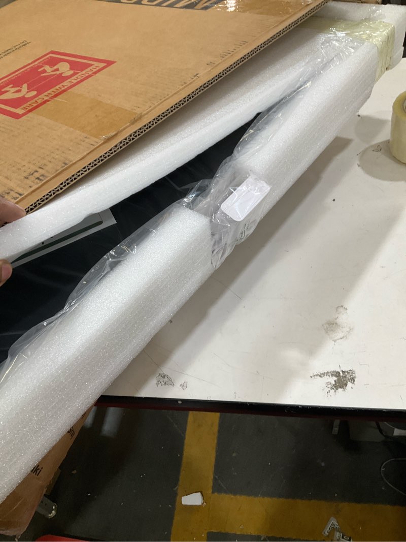 Condition photo showing Good Condition for hasipu vanity mirror with lights, 32" x 22" led makeup mirror, lighted makeup mirror with dimmable 3 modes, touch screen control vanity mirror square white white/ square 32"l x 22"w