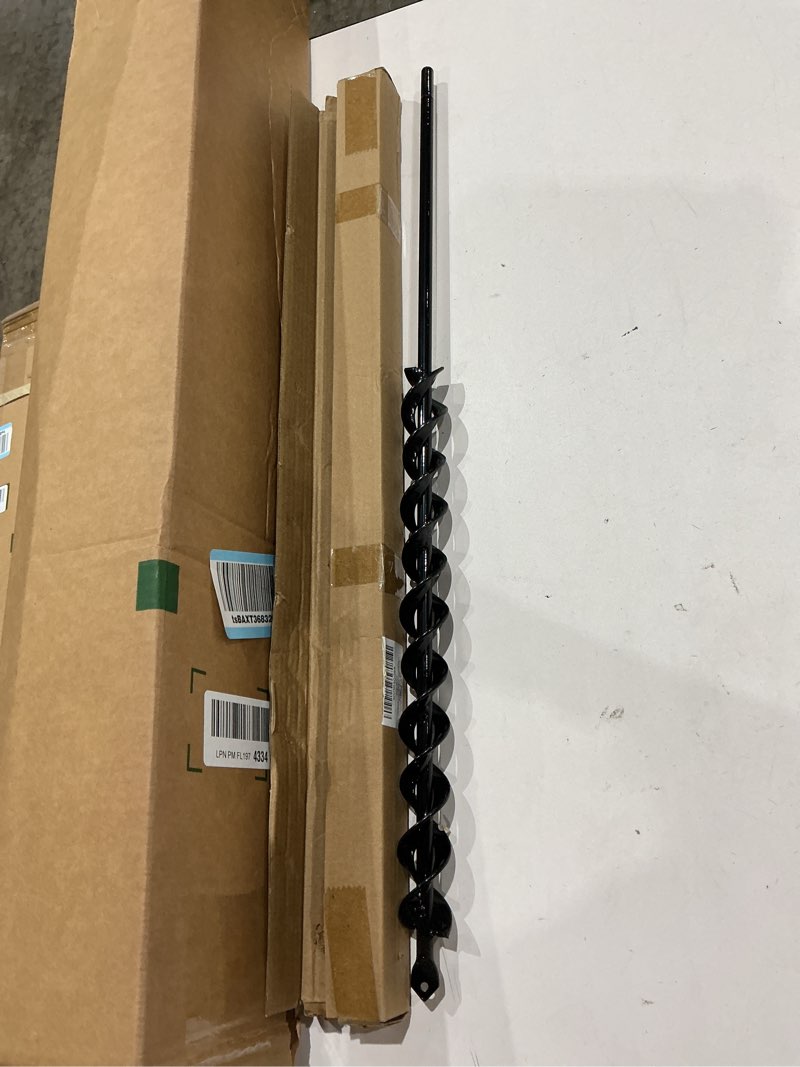 Condition photo showing Good Condition for incomplete 1 set auger drill bit for planting,heavy duty garden auger spiral drill bit bulb planter tool for planting bedding plants,universal for cordless drill(1.6\"x9\",1.6\"x16.5\",3.5\"x16\",4\"x12\",2\"x32\") 1.6\"x9\"+1.6\"x16.5\"+3.5\"x16\"+4\"x12\"+2\"x32\"