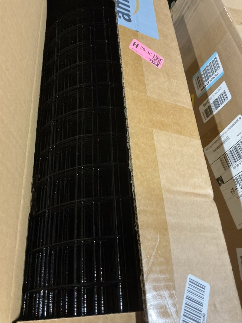 Condition photo showing Good Condition for 24'' x 50' 1.5inch hardware cloth 16 gauge black vinyl coated welded fence mesh for home and garden fence and home improvement project