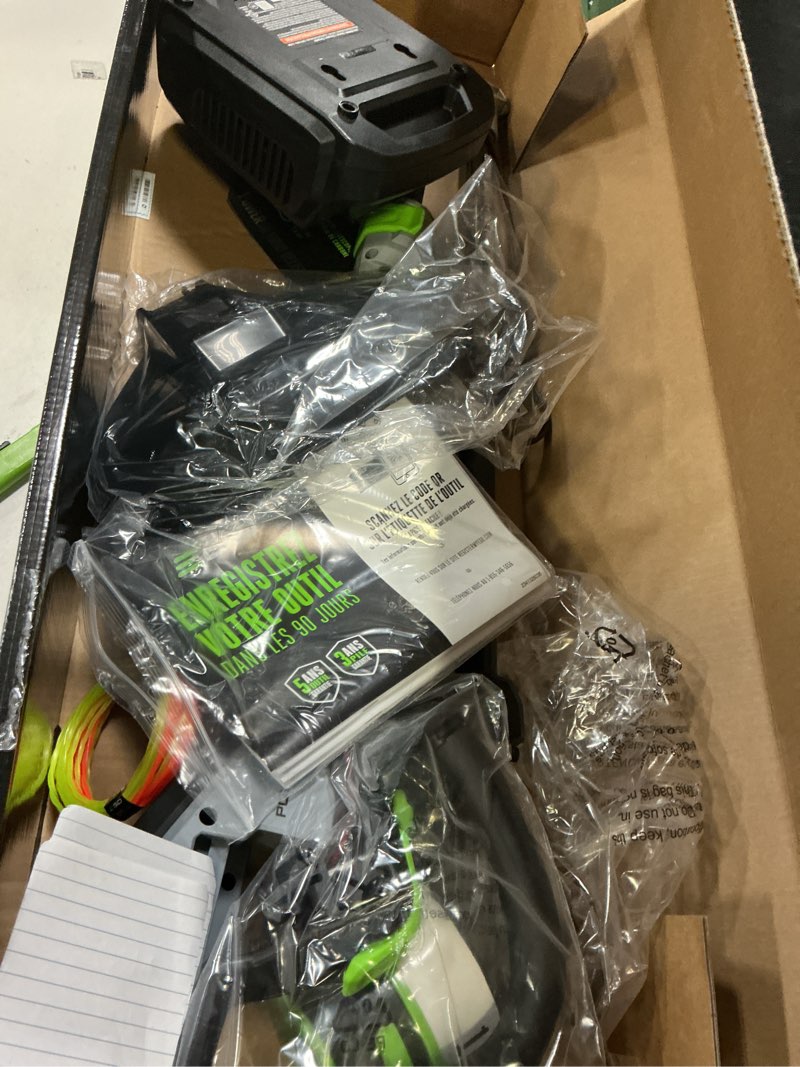 Condition photo showing Good Condition for ego battery string trimmer kit (battery & charger)