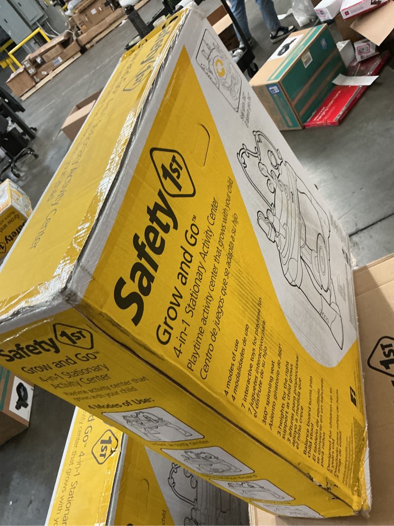 Condition photo showing New/Like New for safety 1st grow and go 4-in-1 stationary activity center, stained glass