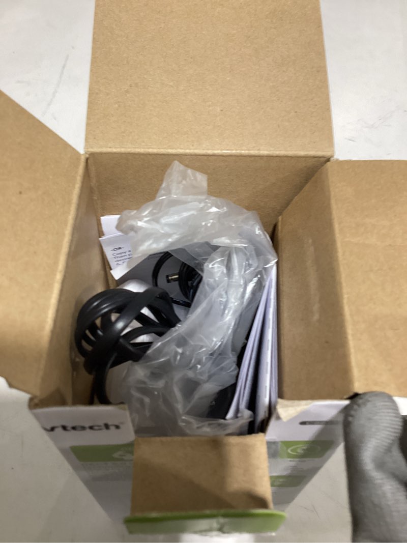 Condition photo showing As Is for vtech cs6114 1 handset cordless phone- caller id, white