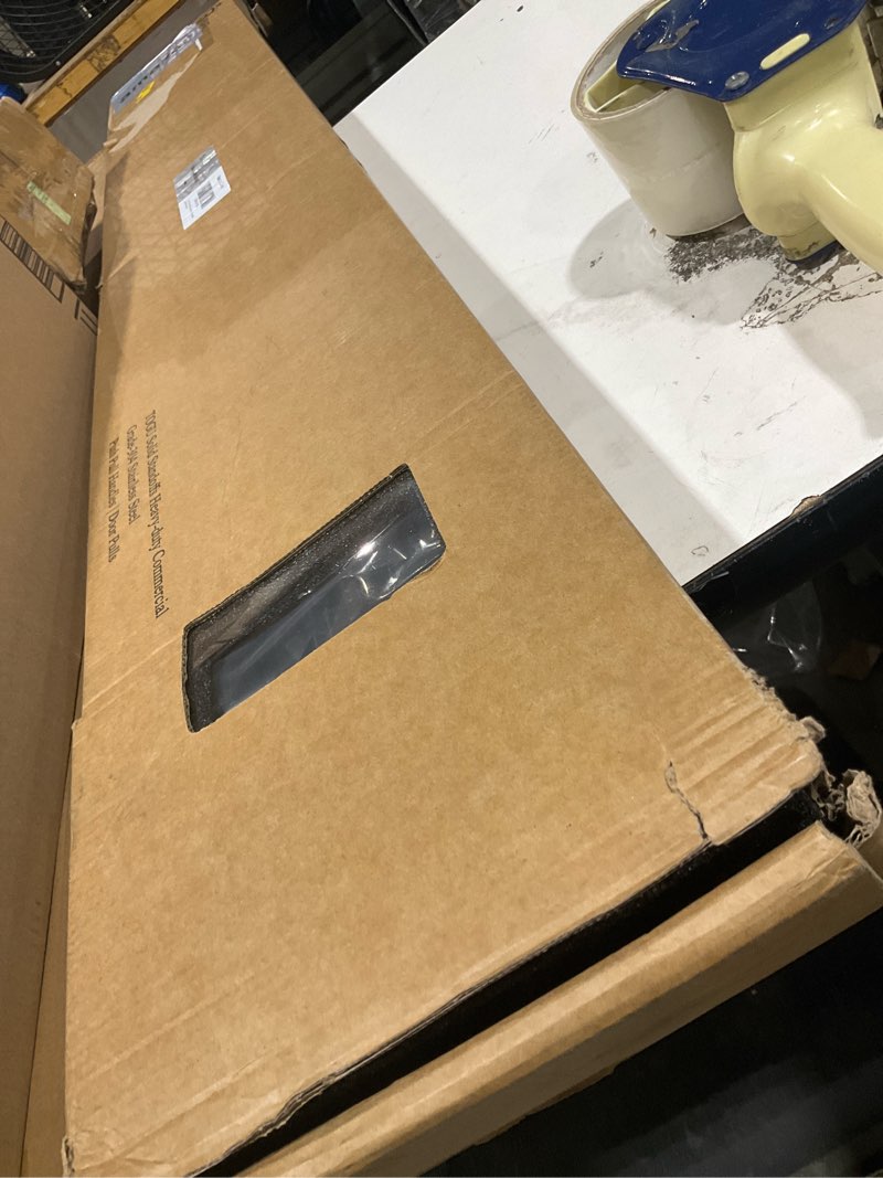 Condition photo showing Good Condition for togu 1500mm / 60 inches offset push pull door handle, 304 stainless steel round bar/ladder style/double-sided door pull, matte black finish 60 in length/1.5 in grip bar diameter