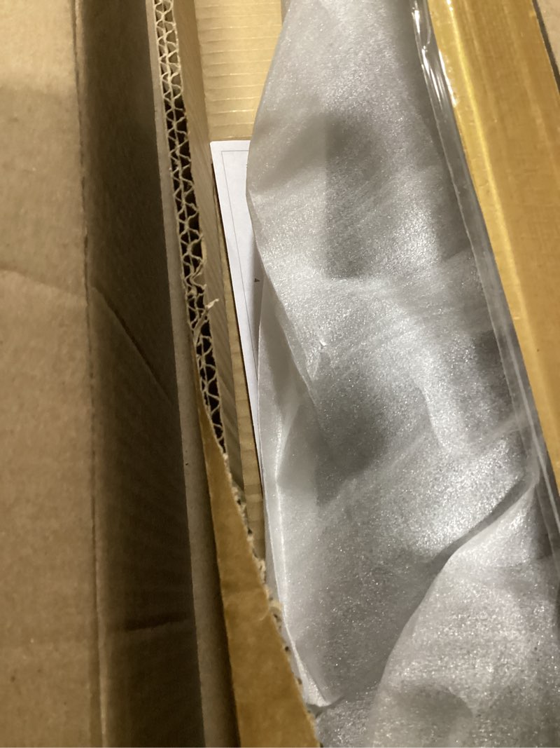 Condition photo showing New/Like New for modern led ceiling light 22w black linear ceiling lights fixture 6000k aluminum 31.4inch long flush mount ceiling light fixture lamp for bedroom hallway kitchen bathroom intersect black 31.49inch