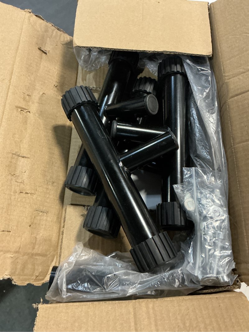 Condition photo showing Good Condition for AmazeFan Parallettes Bars, Push Up Bars Strength Training For Handstands, Full Planche & Dips, Calisthenic, Gymnastic, [16.6x10x10in] Push Up Stands Handle for Floor Workouts Calisthenics Equipment Black