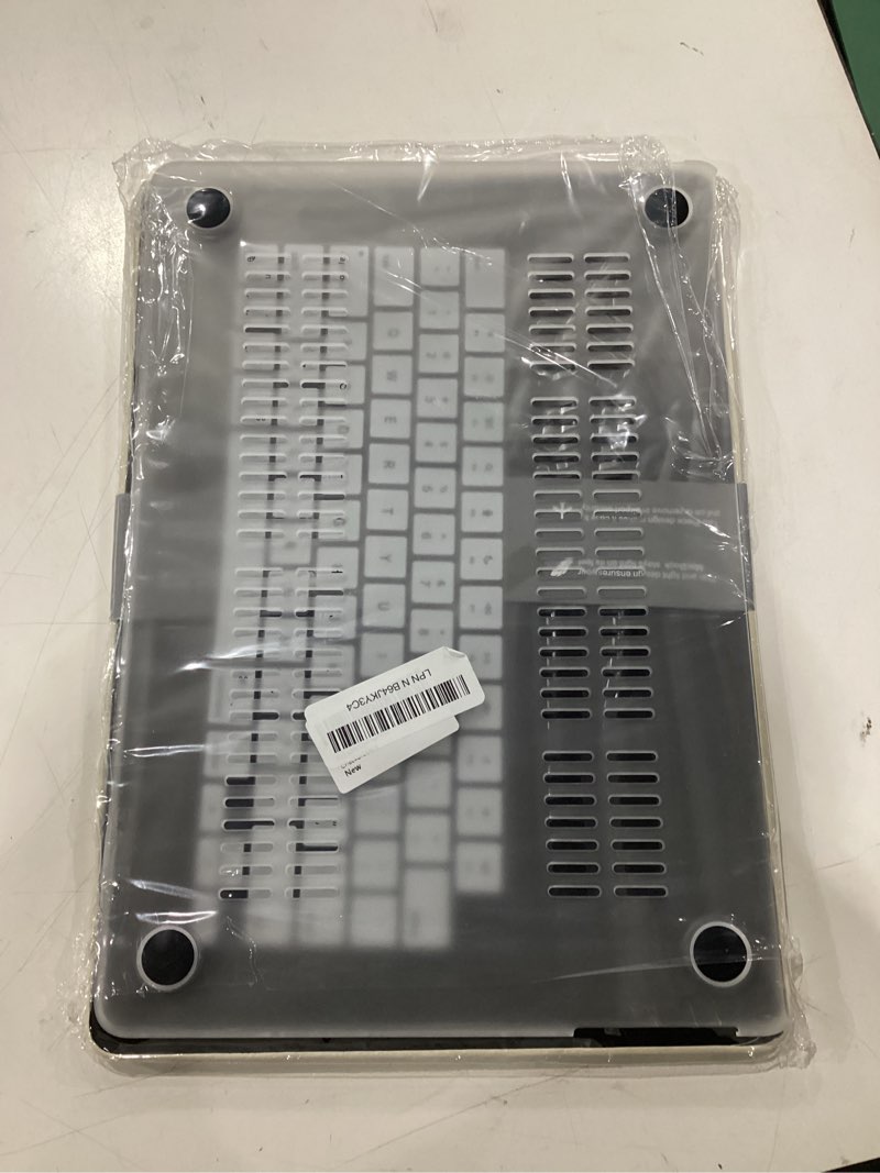 Condition photo showing Good Condition for for MacBook Air 15 inch Case 2023-2026 M5 M4 A3241 M3 A3114 M2 A2941, Checkered Textured Cream Leather Hard Shell Cases No Logo Cutout& Keyboard Cover for Mac Air 15 Laptop, Beige Checkerboard 2023-2026 MacBook Air 15 inch M2 M3 M4 M5 Checkerboard Beige