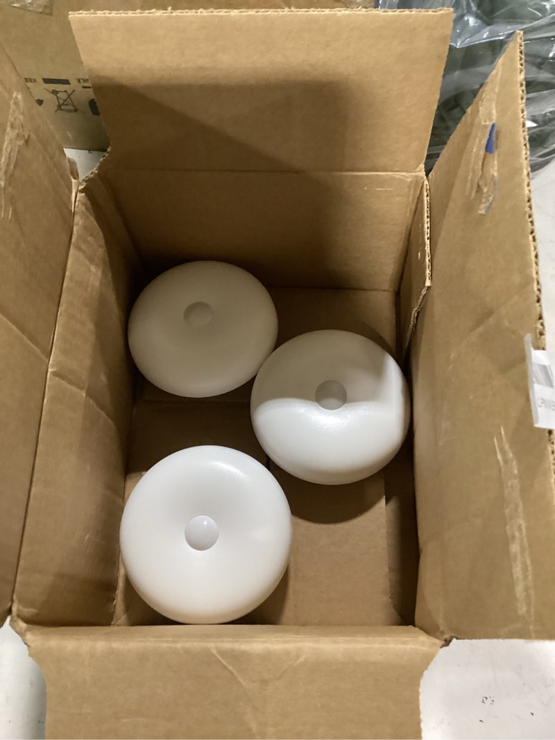 Condition photo showing As Is for homelist 2026 new 1500mah indirect lighting night light, 3 pack bedside table lamp, dimmable rechargeable motion sensor lights indoor for bedroom nightstand, cabinet, porch, hallway, stairs indirect lighting 3 pack