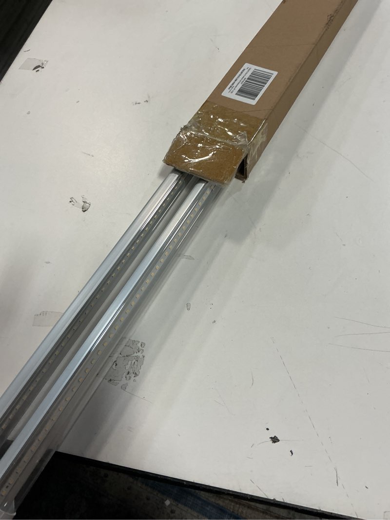 Condition photo showing Good Condition for Fluorescent Light Bulbs Replacement 4FT, T8 LED Bulbs 4 Foot Type A+B, 24W (65W Equivalent) 3200LM, 4100K Cool White, 48 Inch Tube, F32T8 or F40T12 LED Replacement, Non-Dimmable, 2-Pack 4100k 2 Pack