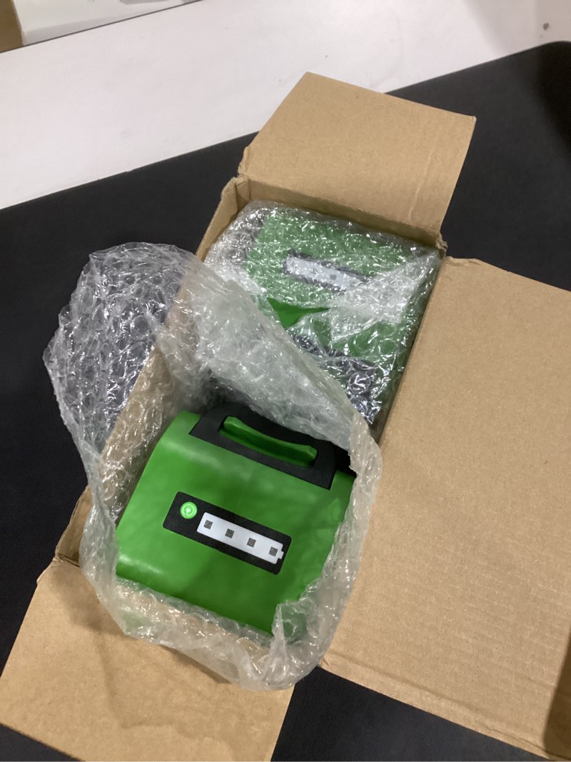 Condition photo showing As Is for 2 Pack 29472 6000mAh 40V Lithium Battery Replacement for GreenWorks 40V 29472 29462 2901319 24282 24252 21332 25322 20672 2101602 20312 24322 21362 26272 Batteries for Cordless Power Tools 2*Batteries