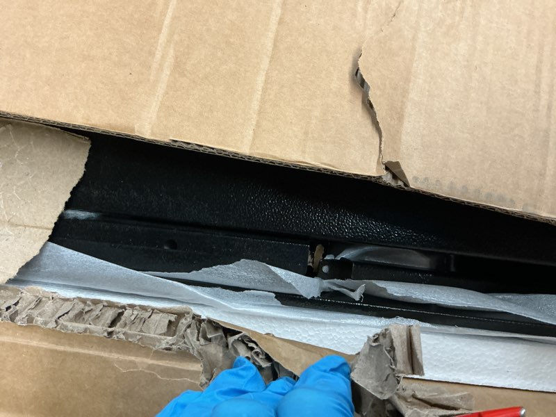 Condition photo showing As Is for Similar KAER Biometric Gun Safe Rifle,Gun Safes for Rifles and Pistols Holds 14-15 Firearms with Adjustable Racks & Pistol Storage,Fingerprint Keypad Lock Gun Cabinet for Home Home & Hunting for Enthusiasts 14-15 GUN