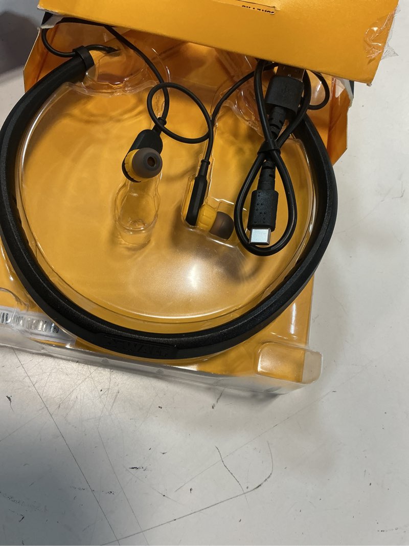 Condition photo showing As Is for jobsite pro wireless earphones
